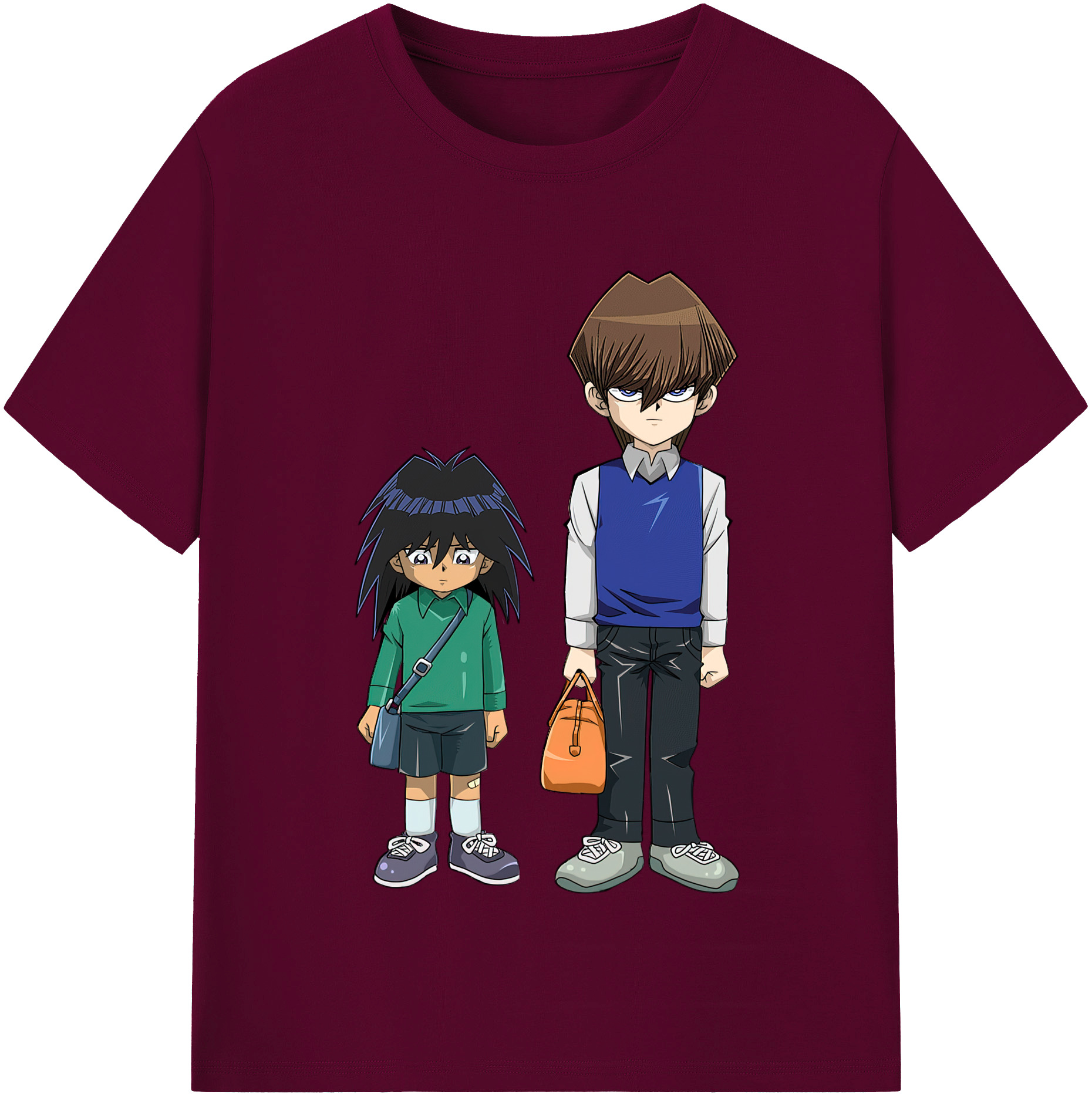 （画像用） 遊☆戯☆王 Yu-Gi-Oh! レディースカジュアルプリントTシャツ（綿100％）